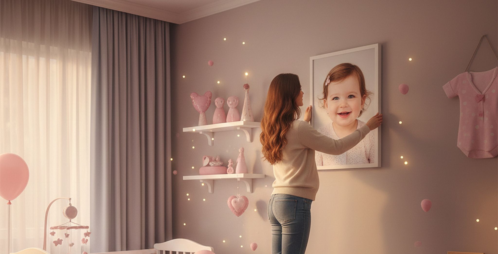 nursery gender reveal