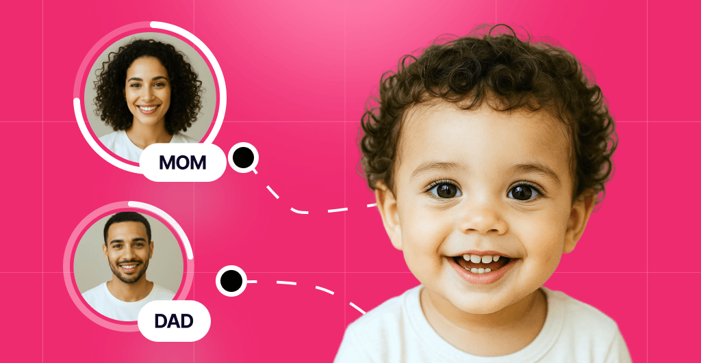 Future baby portrait