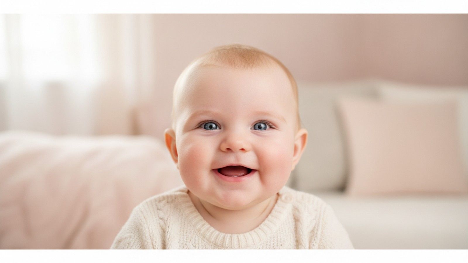 Baby with dimples and bright eyes illustrating inherited traits