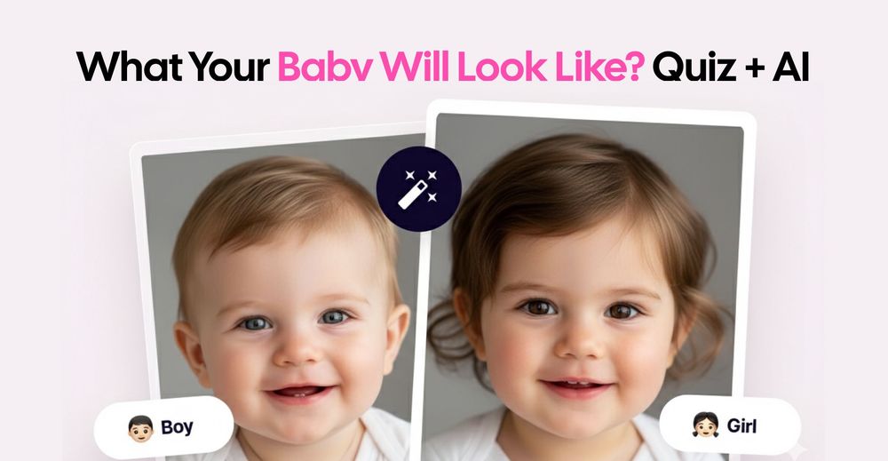 Quiz Baby look and AI Baby Face Prediction