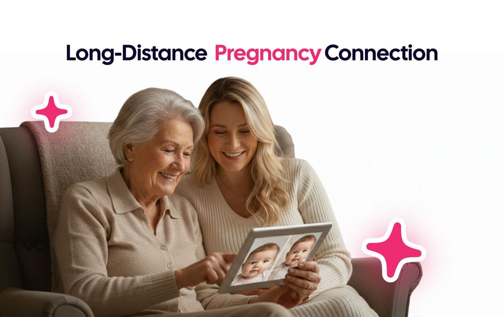 baby announcement to grandmother