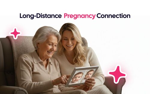 How to Include Grandparents During Pregnancy from Afar + AI Baby Photos sharing